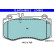 Brake pad set, disc brake 13.0470-4863.2 ATE