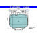 Brake pad set, disc brake 13.0470-4896.2 ATE