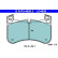 Brake pad set, disc brake 13.0470-4899.2 ATE