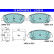 Brake pad set, disc brake 13.0470-5510.2 ATE