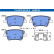 Brake pad set, disc brake 13.0470-5516.2 ATE