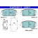 Brake pad set, disc brake 13.0470-5517.2 ATE