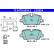 Brake pad set, disc brake 13.0470-5524.2 ATE