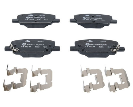 Brake pad set, disc brake 13.0470-5527.2 ATE, Image 2