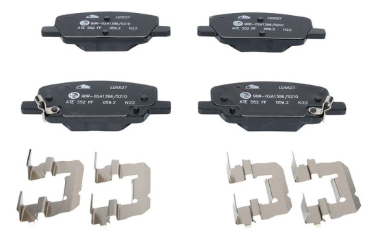 Brake pad set, disc brake 13.0470-5527.2 ATE, Image 2