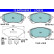Brake pad set, disc brake 13.0470-5535.2 ATE