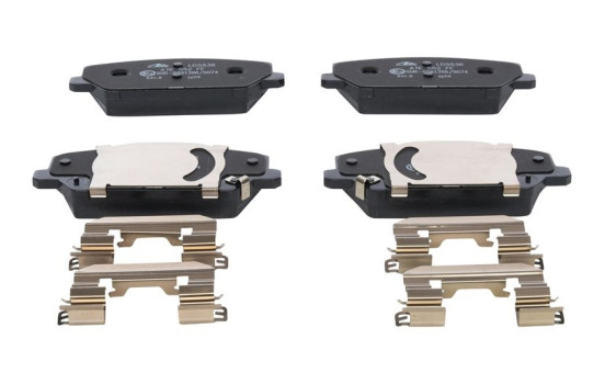 Brake pad set, disc brake 13.0470-5536.2 ATE, Image 2