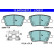 Brake pad set, disc brake 13.0470-5537.2 ATE