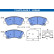 Brake pad set, disc brake 13.0470-5548.2 ATE