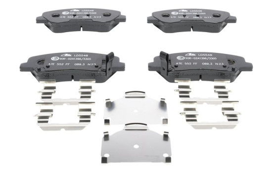Brake pad set, disc brake 13.0470-5548.2 ATE, Image 2