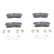 Brake pad set, disc brake 13.0470-5555.2 ATE, Thumbnail 2