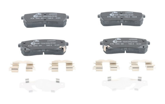 Brake pad set, disc brake 13.0470-5555.2 ATE, Image 2
