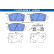 Brake pad set, disc brake 13.0470-5556.2 ATE