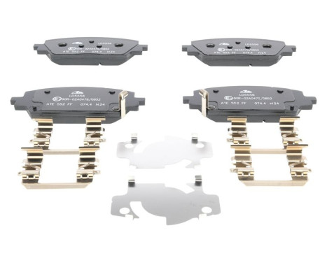 Brake pad set, disc brake 13.0470-5556.2 ATE, Image 2