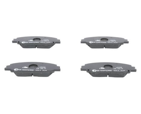 Brake pad set, disc brake 13.0470-5558.2 ATE, Image 2