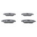 Brake pad set, disc brake 13.0470-5558.2 ATE, Thumbnail 2