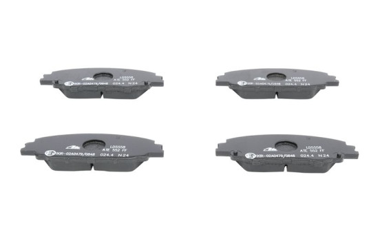 Brake pad set, disc brake 13.0470-5558.2 ATE, Image 2