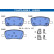 Brake pad set, disc brake 13.0470-5559.2 ATE