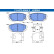Brake pad set, disc brake 13.0470-5564.2 ATE