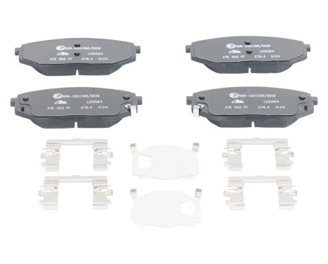 Brake pad set, disc brake 13.0470-5564.2 ATE, Image 2