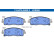 Brake pad set, disc brake 13.0470-5580.2 ATE