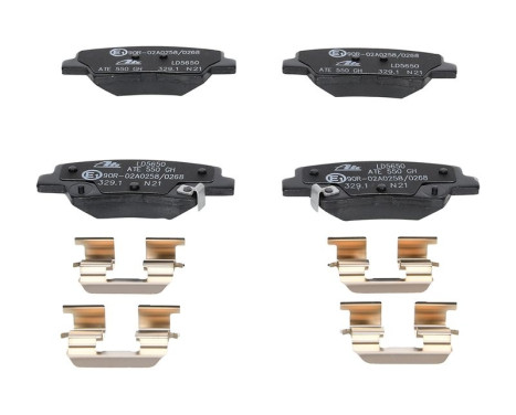 Brake pad set, disc brake 13.0470-5650.2 ATE, Image 2