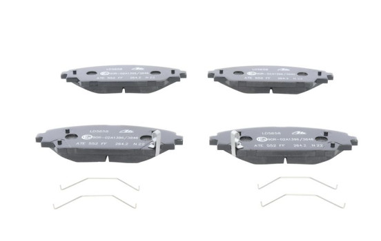 Brake pad set, disc brake 13.0470-5658.2 ATE, Image 2