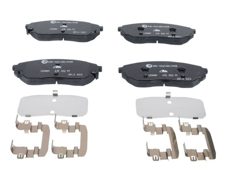 Brake pad set, disc brake 13.0470-5681.2 ATE, Image 2