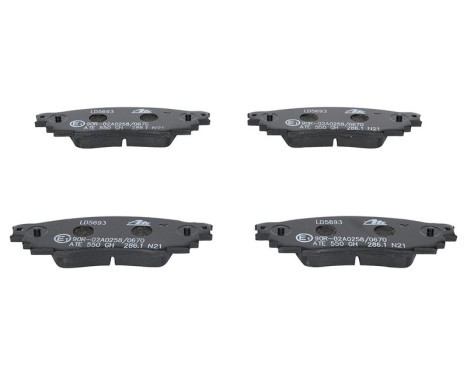 Brake pad set, disc brake 13.0470-5693.2 ATE, Image 2