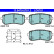 Brake pad set, disc brake 13.0470-5781.2 ATE