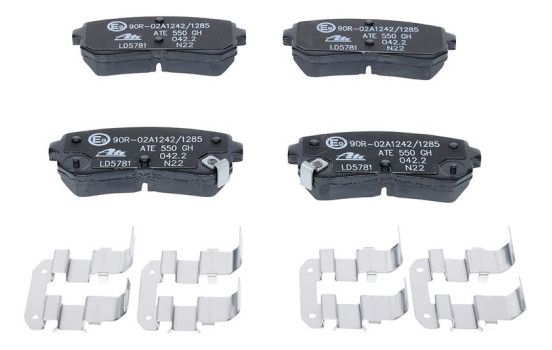 Brake pad set, disc brake 13.0470-5781.2 ATE, Image 2