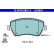 Brake pad set, disc brake 13.0470-5801.2 ATE