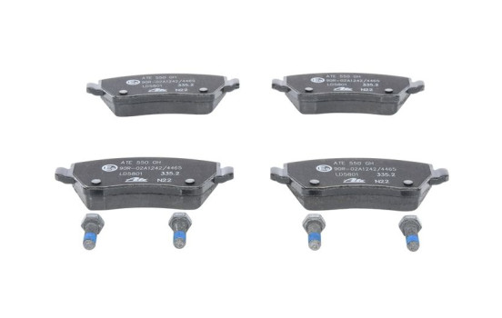 Brake pad set, disc brake 13.0470-5801.2 ATE, Image 2