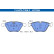 Brake pad set, disc brake 13.0470-7306.2 ATE