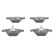 Brake pad set, disc brake 13.0470-7306.2 ATE, Thumbnail 2