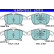 Brake pad set, disc brake 13.0470-7313.2 ATE