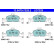 Brake pad set, disc brake 13.0470-7329.2 ATE