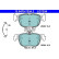 Brake pad set, disc brake 13.0470-7354.2 ATE