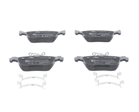 Brake pad set, disc brake 13.0470-7354.2 ATE, Image 2
