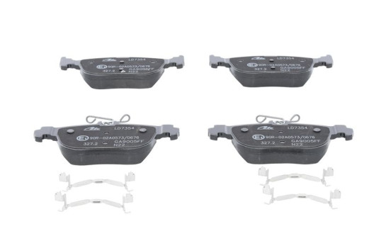 Brake pad set, disc brake 13.0470-7354.2 ATE, Image 2
