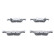 Brake pad set, disc brake 13.0470-7362.2 ATE, Thumbnail 2