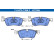 Brake pad set, disc brake 13.0470-7366.2 ATE