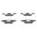 Brake pad set, disc brake 13.0470-7366.2 ATE, Thumbnail 2