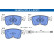 Brake pad set, disc brake 13.0470-7371.2 ATE