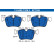 Brake pad set, disc brake 13.0480-7326.2 ATE