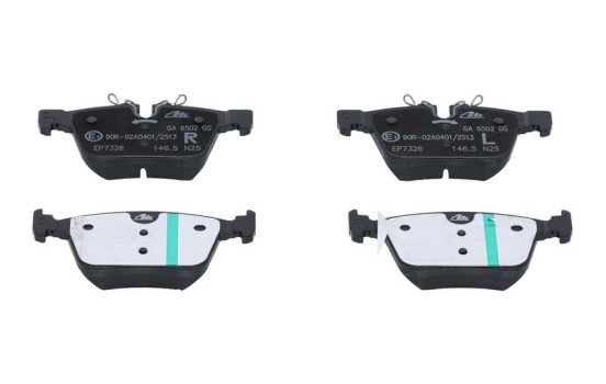Brake pad set, disc brake 13.0480-7326.2 ATE, Image 2