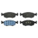 Brake Pad Set, disc brake 16021 FEBI