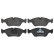 Brake Pad Set, disc brake 16026 FEBI