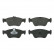 Brake Pad Set, disc brake 16027 FEBI