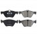 Brake Pad Set, disc brake 16028 FEBI